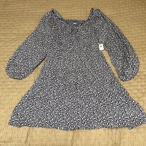 NWT Old Navy Long Sleeve Mini Dress - M